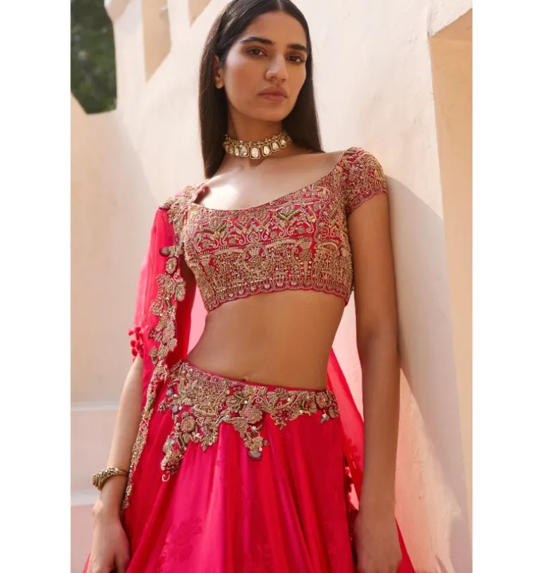 Elysian Rose Lehenga Set