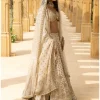 Embroidered Coconut Rose Gold Lehenga Set