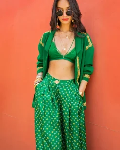 Emerald Bandhini Set