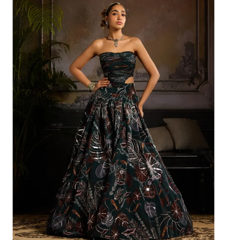 Emerald Glow Lehenga Set