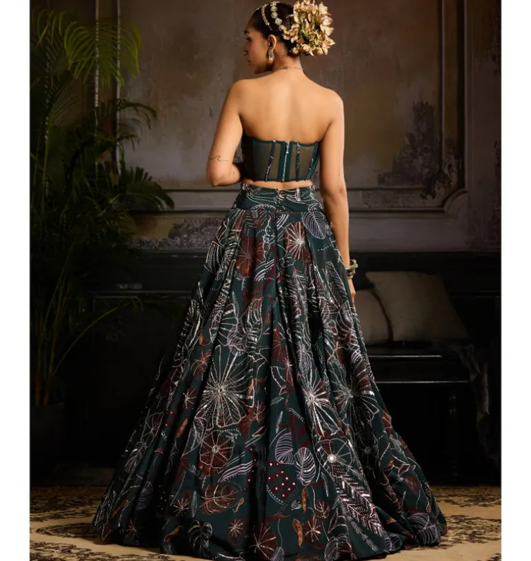 Emerald Glow Lehenga Set