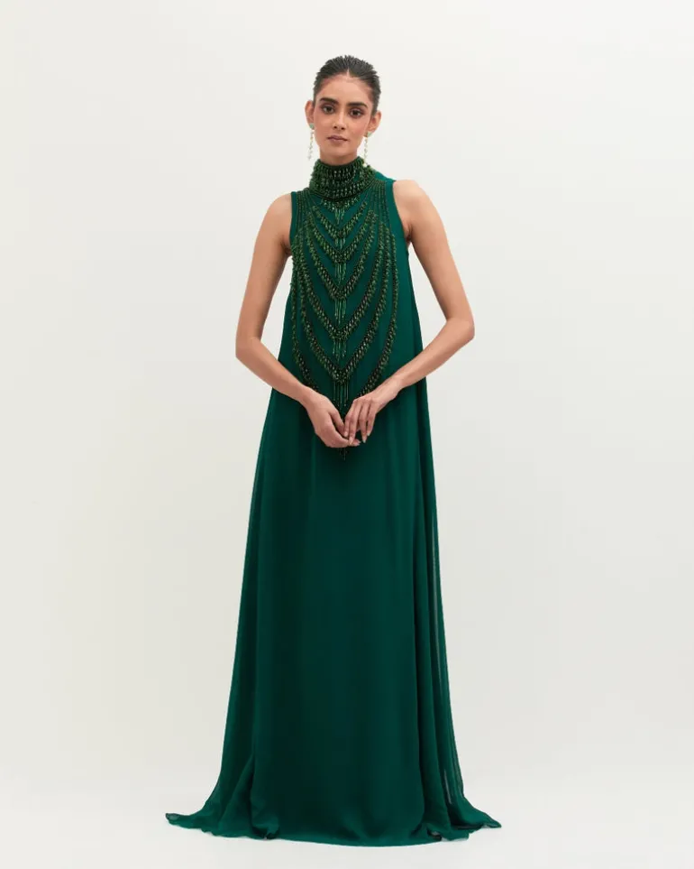Emerald Mala Maxi Gown