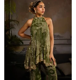 Eucalyptus Glow Peplum Set