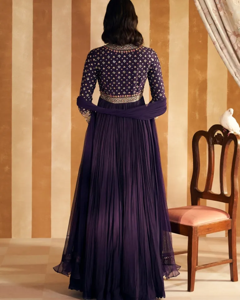Fanon Anarkali Set