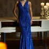 Fiori Electric Blue Sharara Set