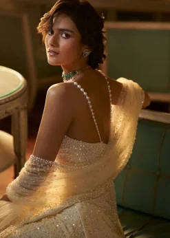 Fiori Ivory Pearl Sharara Set