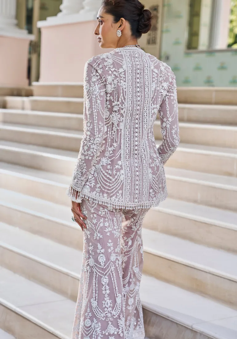 Fiori Mauve Dori Sharara Set