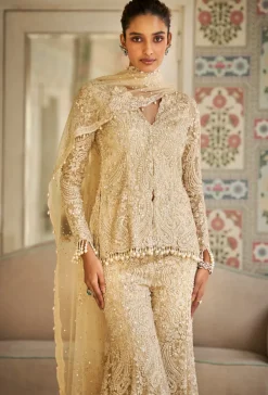 Fiori Nude Paisley Sharara Set