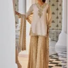 Fiori Silver Gold Sharara Set