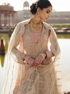 Floral Mughal Kalidar Lehenga Set