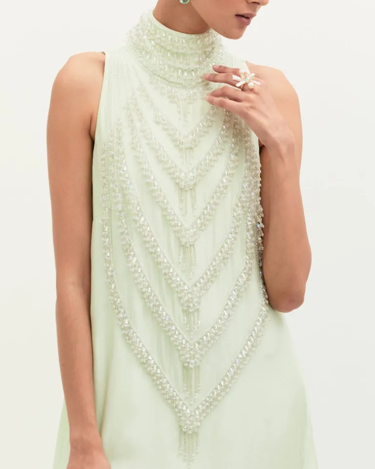 Fresh Mint Mala Gown