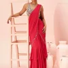 Fuchsia Retro Sari