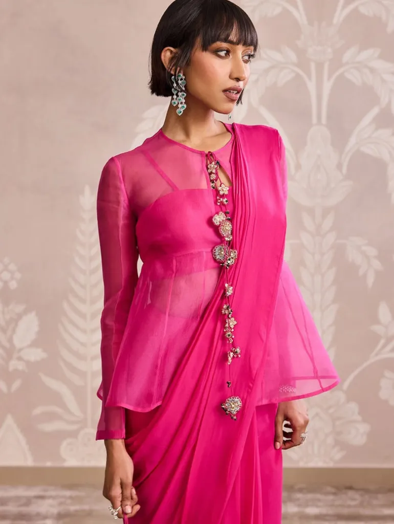 Garnet Sari Set