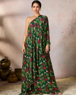 Green Midnight Maze Dress