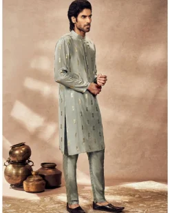 Grey Timber Tribe Kurta Set
