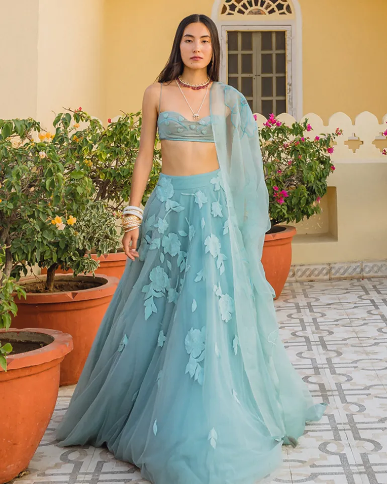 Hearts and Flowers Lehenga Set