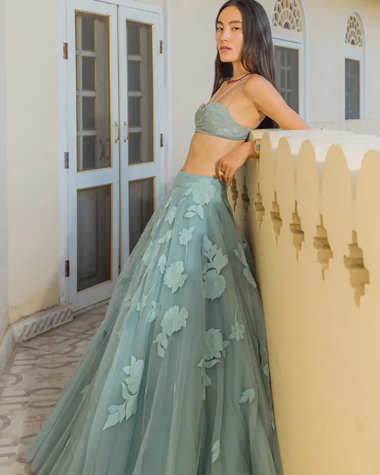 Hearts and Flowers Lehenga Set