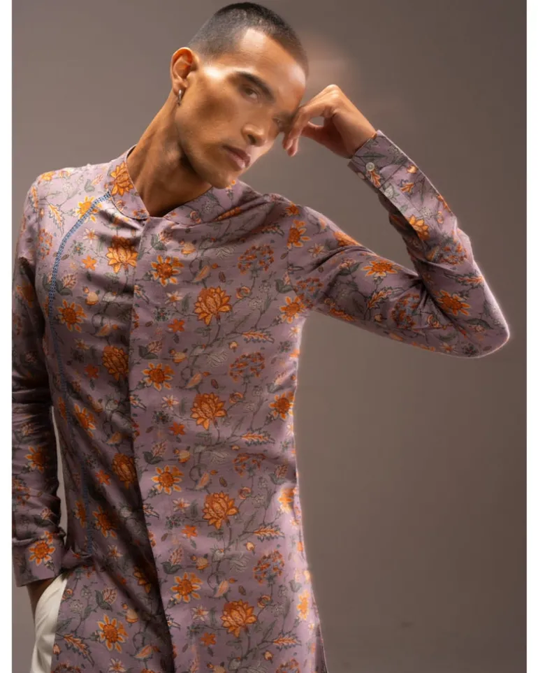 Heather Bemberg Long Kurta Pyjama Set