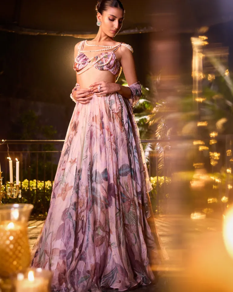 Hiba Lehenga Set