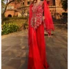 Humaira Chiffon Jacket And Sharara Set
