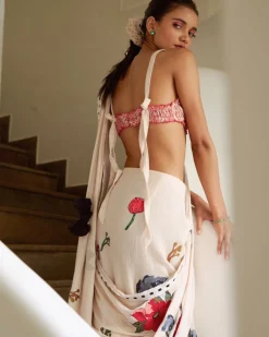 If Burning Man Was A Sari Set