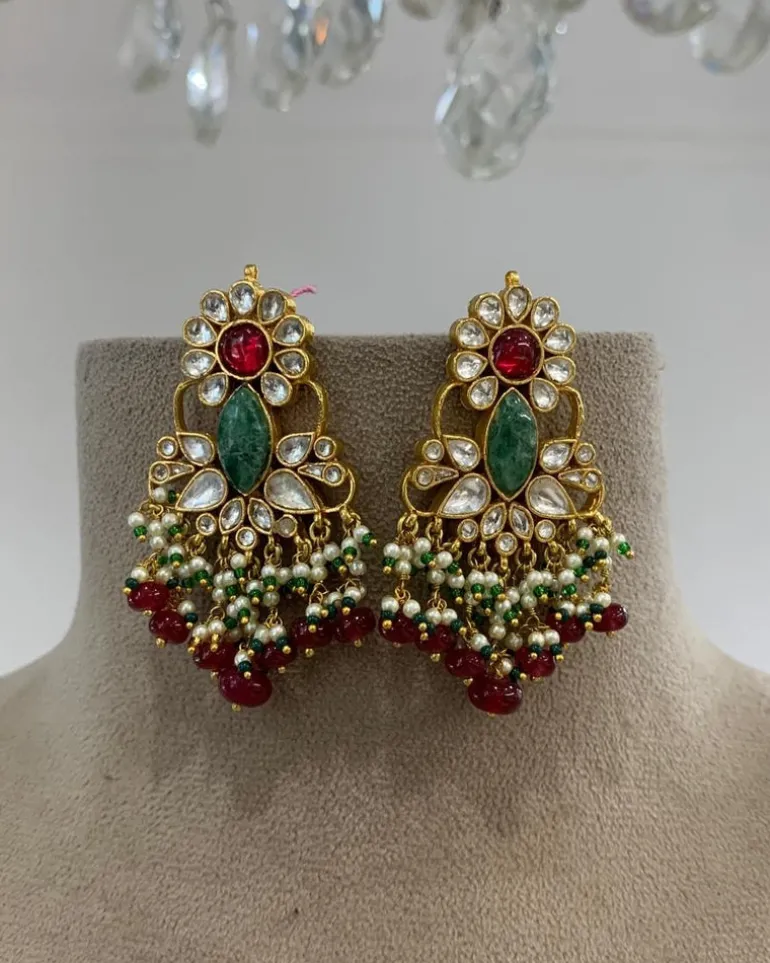 Indra Kundan Earrings