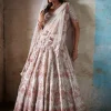 Irene Ivory Raw Silk Bridal Lehenga