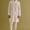 Ivory Dori Embroidered Kurta Set