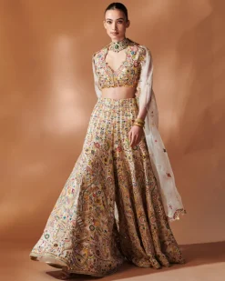 Ivory High Waist Sharara