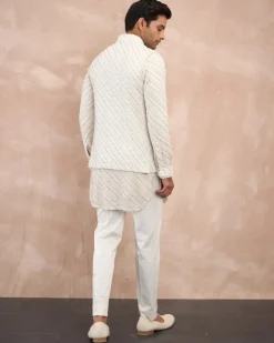 Ivory Nerds Kora Nehru Jacket Set