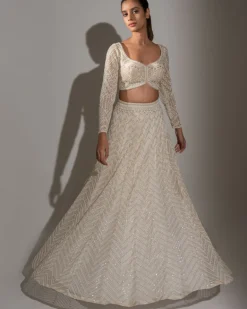 Ivory Vera Lehenga Set