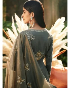 Jade Green Floral Sharara Set