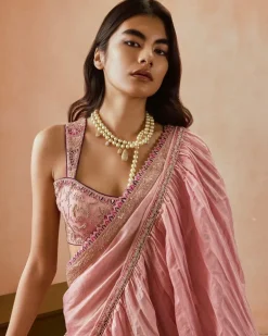 Johari Draped Sari Set