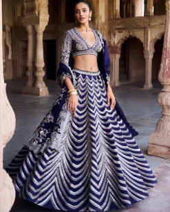 Juno Bleu Lehenga Set