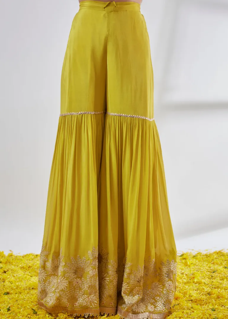 Kalki Sleeveless Sharara Set