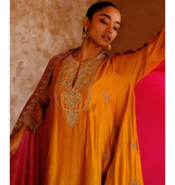 Kesarra Yellow Tunic Set