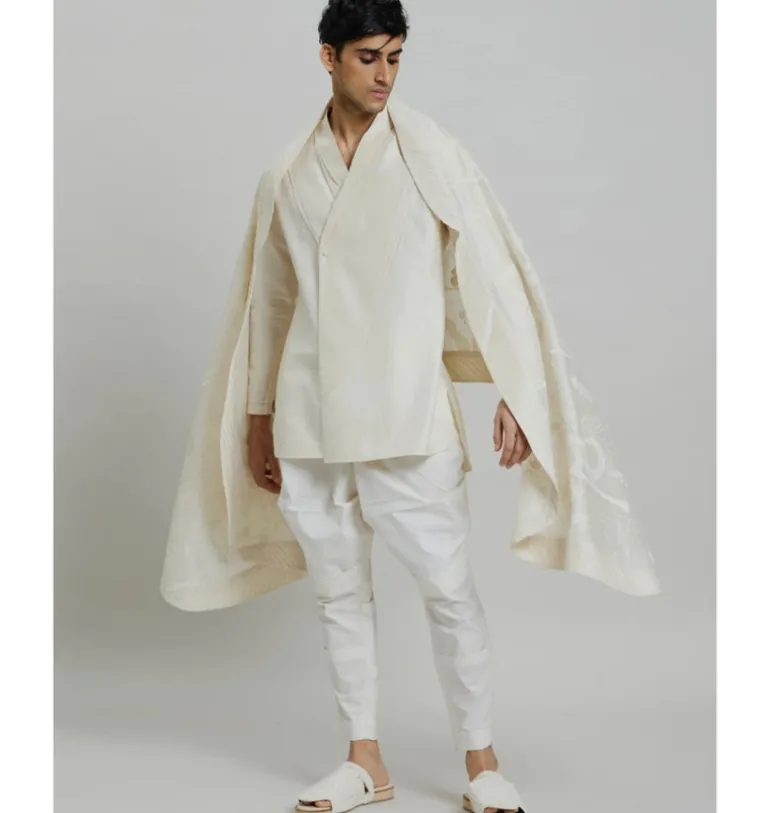 Knife Shacket With Pleated Pants Set