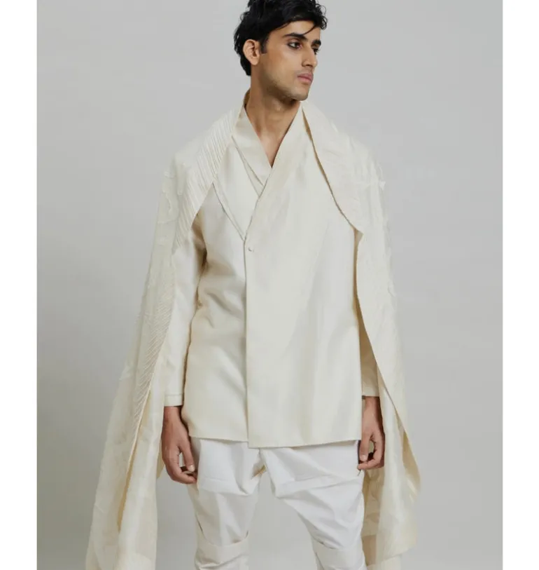 Knife Shacket With Pleated Pants Set