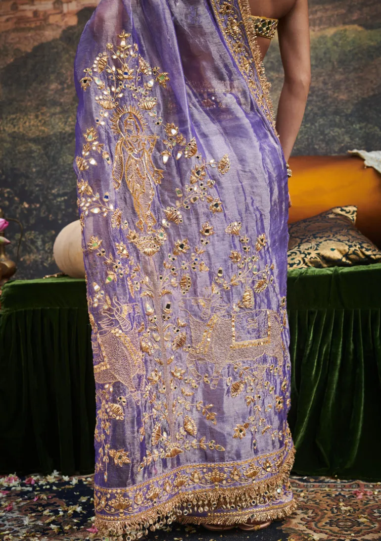 Krishna Leela Sari Set