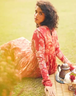 Lark Anarkali Set