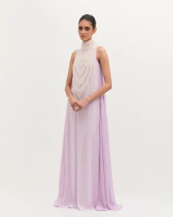 Lavender Mala Maxi Gown