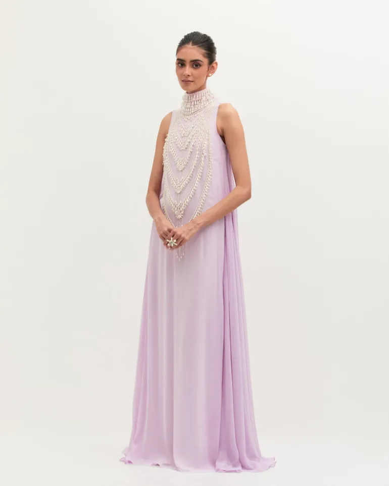 Lavender Mala Maxi Gown