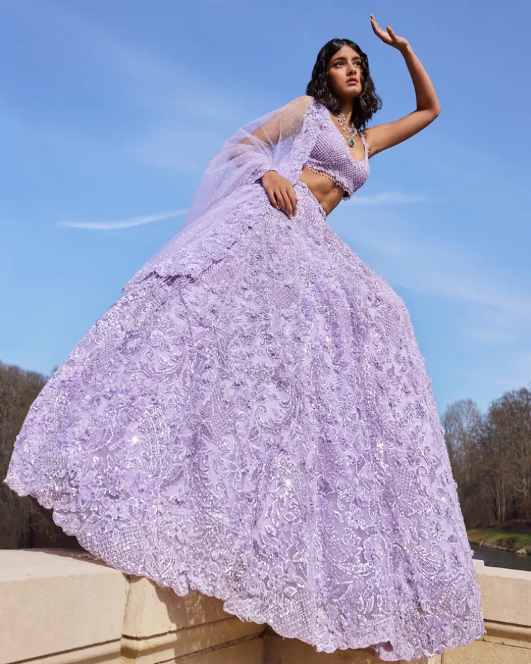 Layla Sequin Lehenga Set