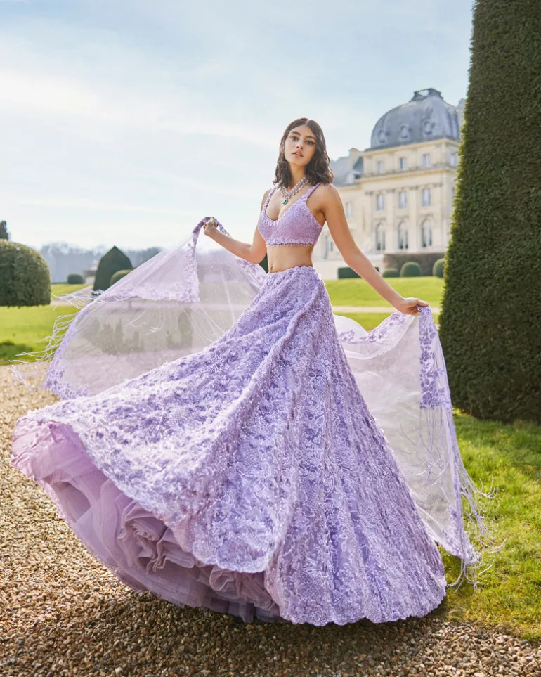 Layla Sequin Lehenga Set