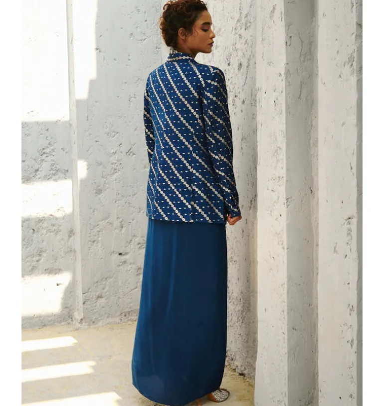 Lena Drape Skirt Set