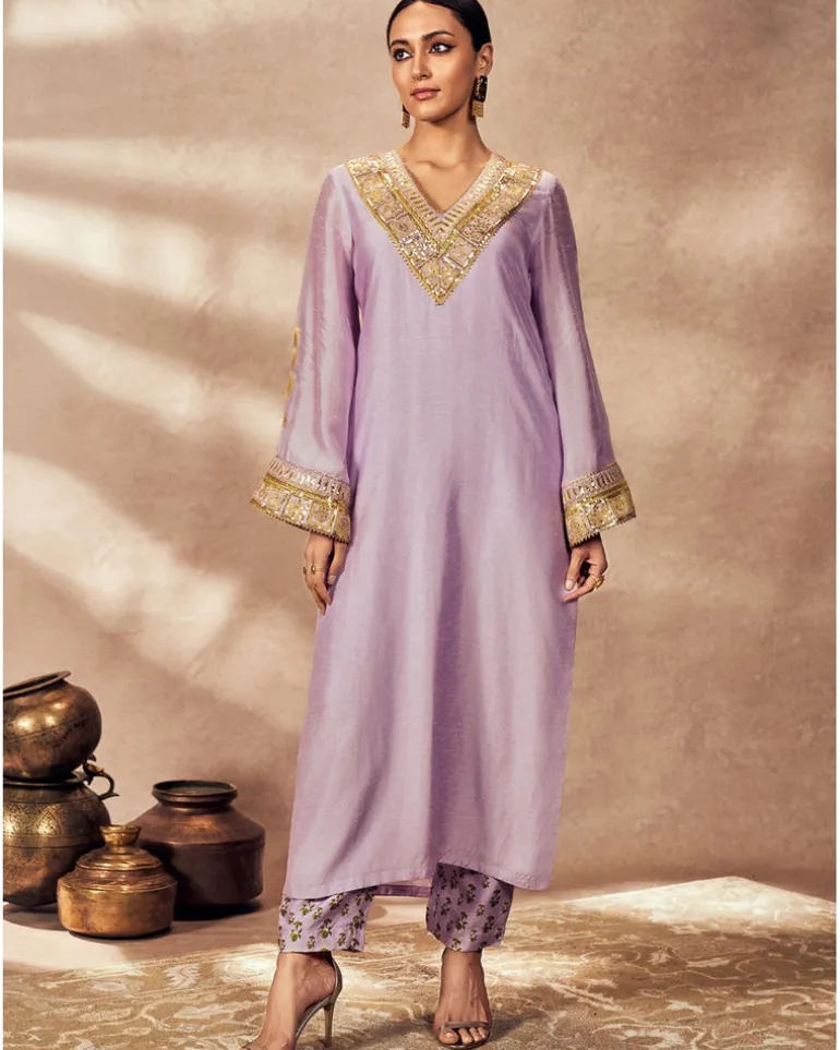 Lilac Pixie Dust Tunic Set