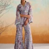 Lilac Printed And Embellished Co-Ord Set