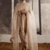 Lilac-Pink Short Kurta With Dabka Work