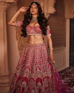 Lucknowi Lehenga Set