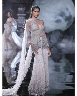 Lydia Tulle Gharara Set